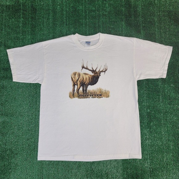 Vintage Big Bull Outfitter Nature Deer Hunting Field Tested Shirt Size XL - Picture 2 of 6